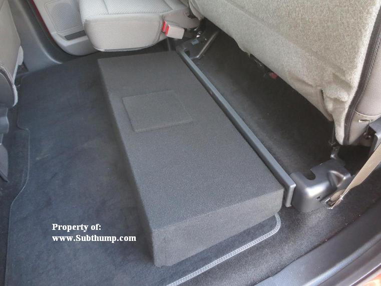 2015-2020 F150 Supercrew Single Downfire Subwoofer Enclosure *New*