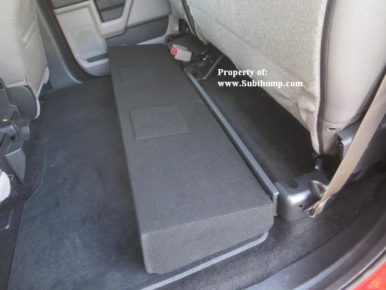 2015-2020 F150 Supercrew Dual Downfire Subwoofer Enclosure *New*