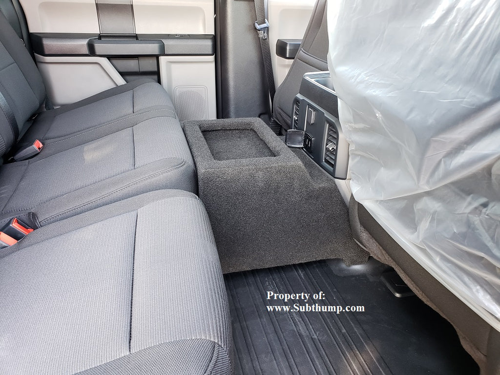 2015-2020 F150 Supercrew Rear Console Downfire Subwoofer Enclosure *New Best Seller*