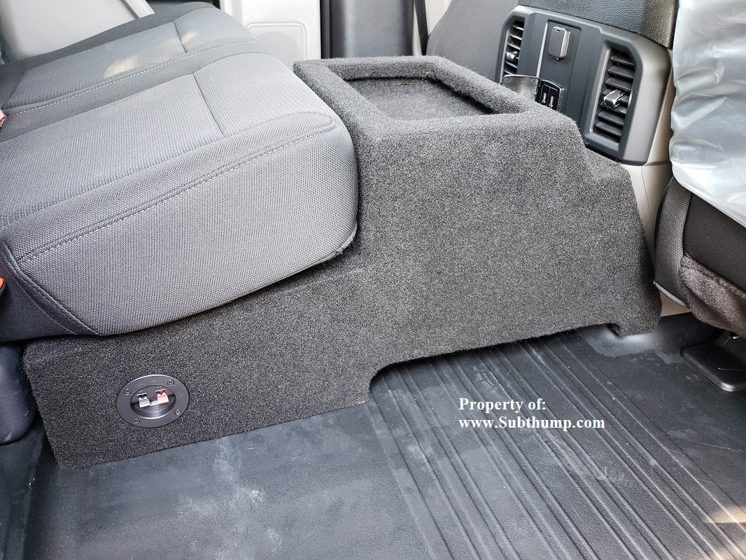 2015-2020 F150 Supercrew Rear Console Downfire Subwoofer Enclosure *New Best Seller*
