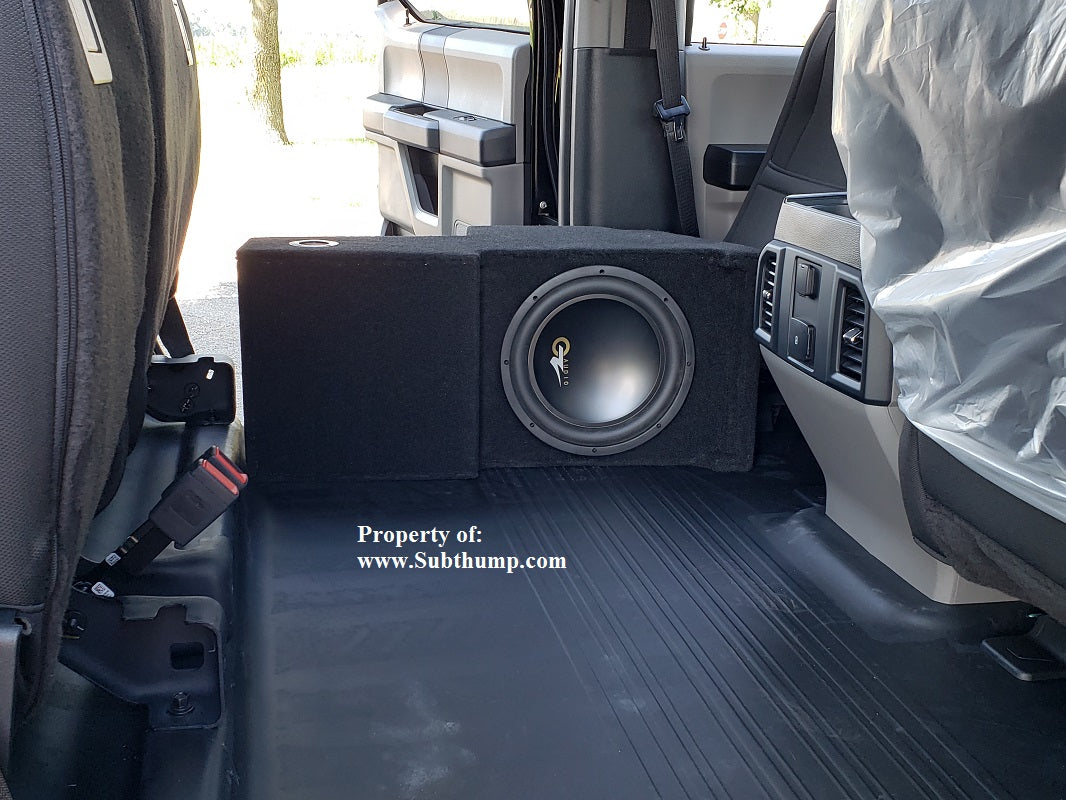 2015-2020 F150 Supercrew Rear Console Downfire Subwoofer Enclosure *New Best Seller*