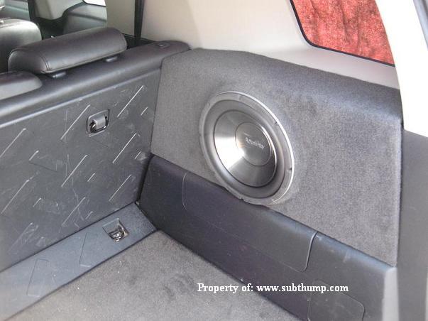 FJ Cruiser Passenger Side Stealth Sub Enclosure Carpeted