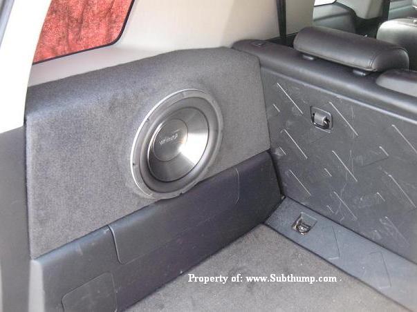 FJ Cruiser Drivers Side Stealth Sub Enclosure Carpeted