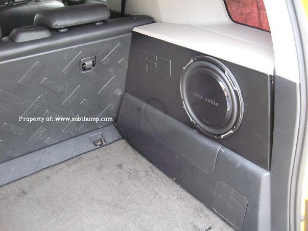 FJ Cruiser Passenger Side Stealth Sub Enclosure  Vinyl