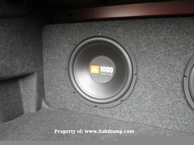 2013-2020 Ford Fusion Dual 10/12 Subwoofer box
