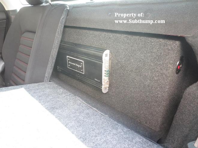 2013-2020 Ford Fusion Dual 10/12 Subwoofer box