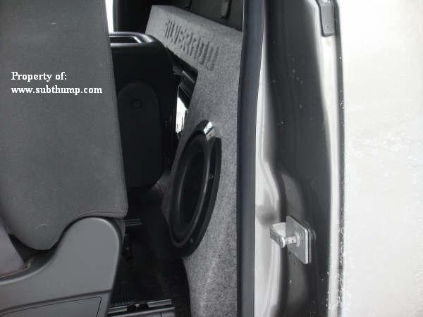 2007-2013 GM Regular Cab Dual Sub Box With Amp Space