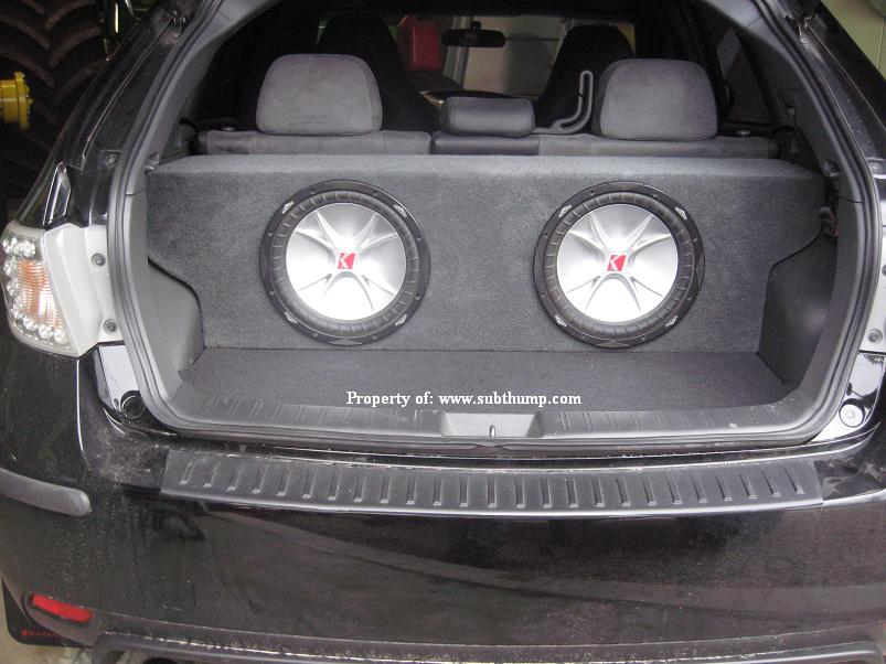 2008-2012 Subaru Impreza (4door) Hatch Subwoofer Enclosure