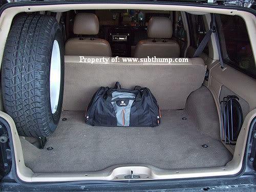 84-01 Jeep Cherokee XJ Cargo 10" Stealth Enclosure *Best Seller*