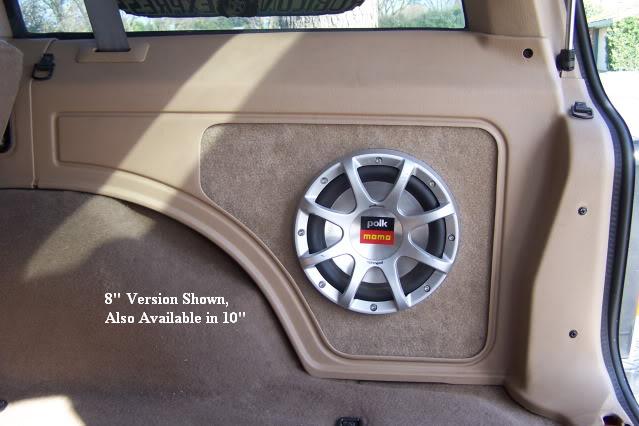 84-01 Jeep Cherokee XJ Cargo 10" Stealth Enclosure *Best Seller*