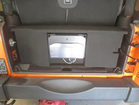 2007-2018 Jeep Wrangler Front Fire Sub Enclosure w/Amp Shelf *Best Seller*