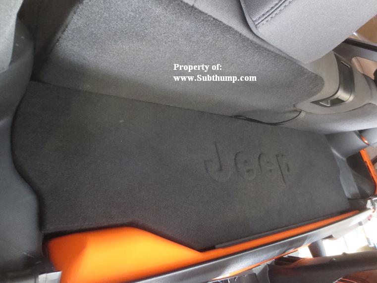 *New* 2007-2018 Jeep Wrangler Single 12 Front Fire Sub Enclosure w/Amp Shelf Vented