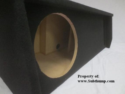 *New* 2007-2018 Jeep Wrangler Single 12 Front Fire Sub Enclosure w/Amp Shelf Vented