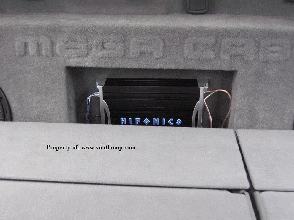 2006-2026 Dodge Ram Mega Cab Dual Sub Box With Amp Space