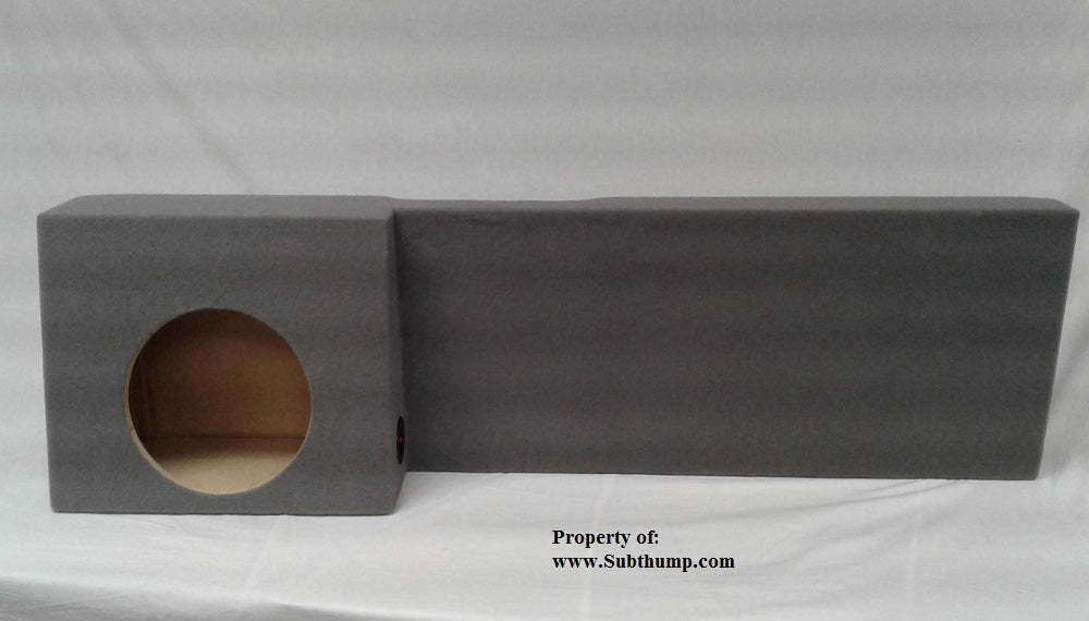 2006-2023 Dodge Ram Mega Cab Single 10/12 Subwoofer Box with Amp Shelf Full Width