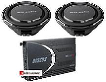 (2) 10"MTX Slim Subs AND (1) MB Quart DSC2150 Amp 