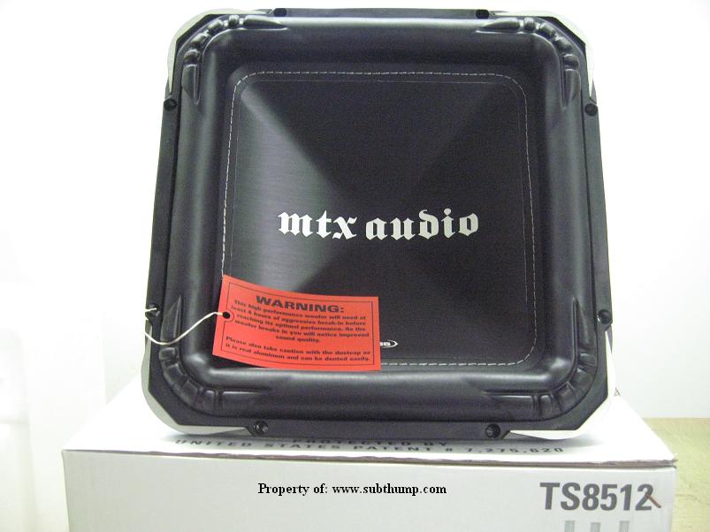 MTX TS8512 Dual 2ohm Subwoofer