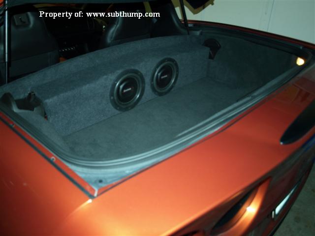 C6 Z06 Corvette Partition Subwoofer Box