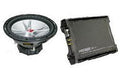(1) 12" Kicker CVR dual 4ohm Sub AND (1) Kicker zx300.1 Amp