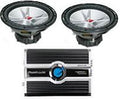 (2) 12" Kicker CVR dual 4ohm Subs AND (1) Planet Audio 1200w Amp