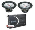 (2) 10" Kicker CVR dual 4ohm Subs AND (1) MB Quart DSC2150 Amp