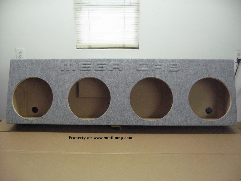 2006-2023 Dodge Ram Mega Cab Quad 10/12 Sub Box
