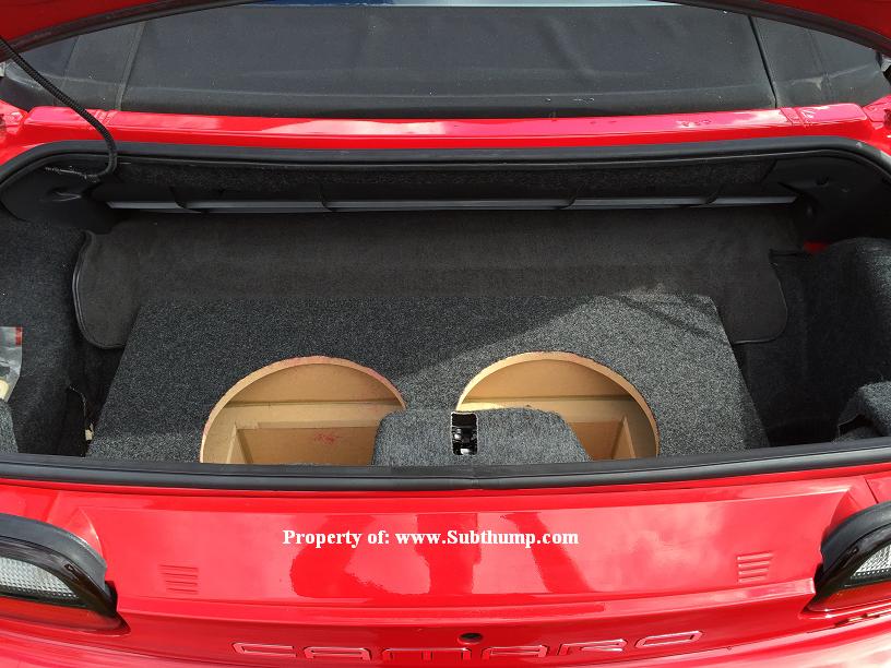 93-02 Camaro/Firebird Convertible Large Well Enclosure
