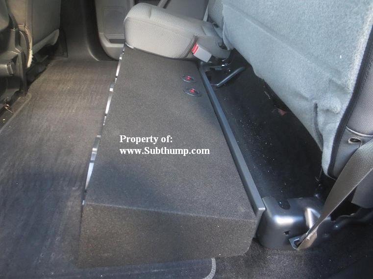 2009-2014  F150 Supercrew Quad 8 Front Fire Subwoofer Enclosure *New*