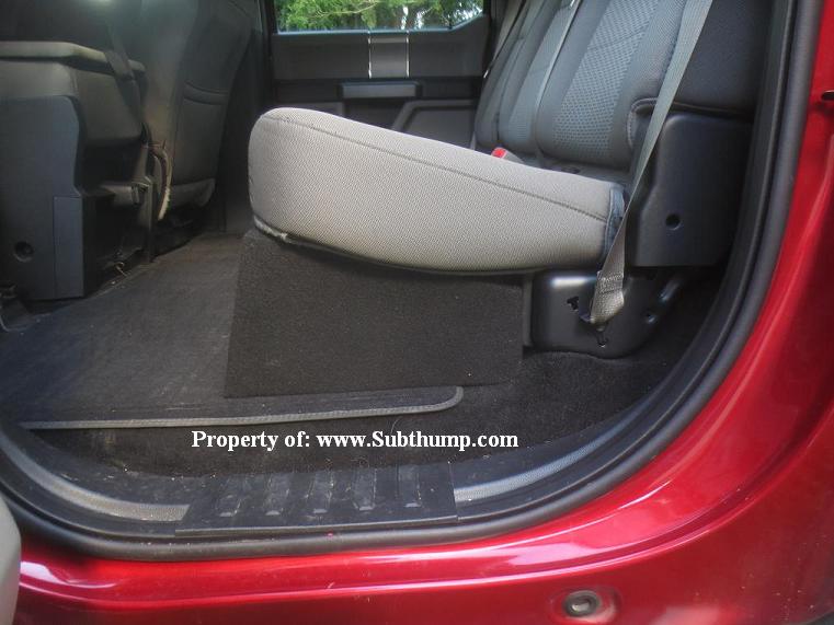 2009-2014  F150 Supercrew Quad 8 Front Fire Subwoofer Enclosure *New*