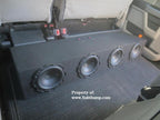2009-2014  F150 Supercrew Quad 8 Front Fire Subwoofer Enclosure *New*