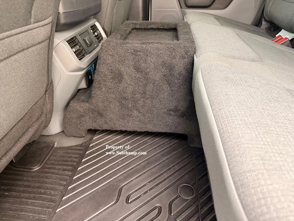 2021-2025 F150 Supercrew Rear Console Downfire Subwoofer Enclosure
