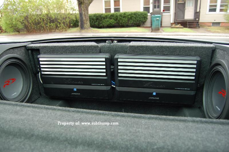 93-02 Camaro/Firebird Rear Wall Amp Rack