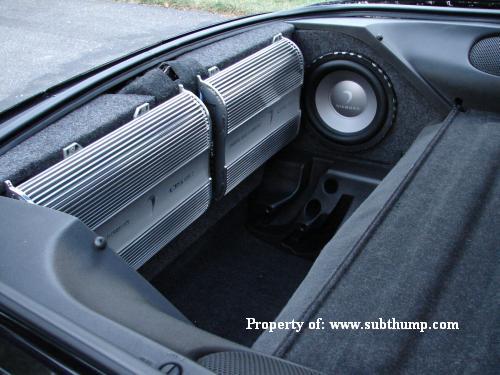 93-02 Camaro/Firebird Rear Wall Amp Rack