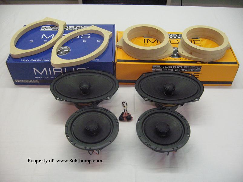 2010 & Up Camaro Hybrid Audio Complete Car Speaker Set with Adapters