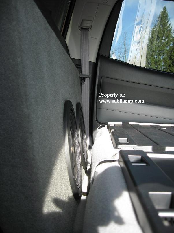 07-13 Toyota Tundra Crew Max Behind the Seat Box