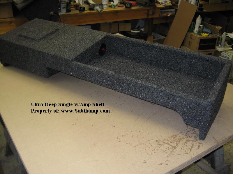 99-06 Silverado/Sierra Extended Cab Single 12" Ultra w/ Amp Shelf