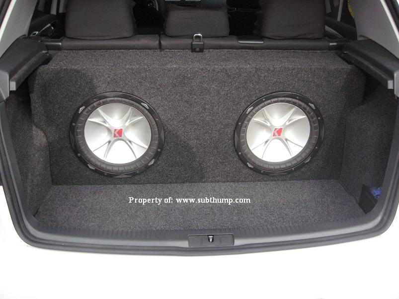 2006-2013 Volkswagon GTI Subwoofer Enclosure With Amp Space