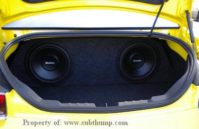 2010-2011 Camaro Trunk Rear Fire Dual Premium Subwoofer Box  *Best Seller*