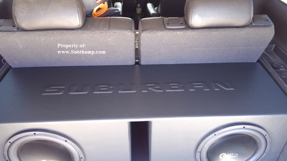 20072013 Suburban/Yukon XL/Escalade ESV Dual 12 Rear Fire Ported