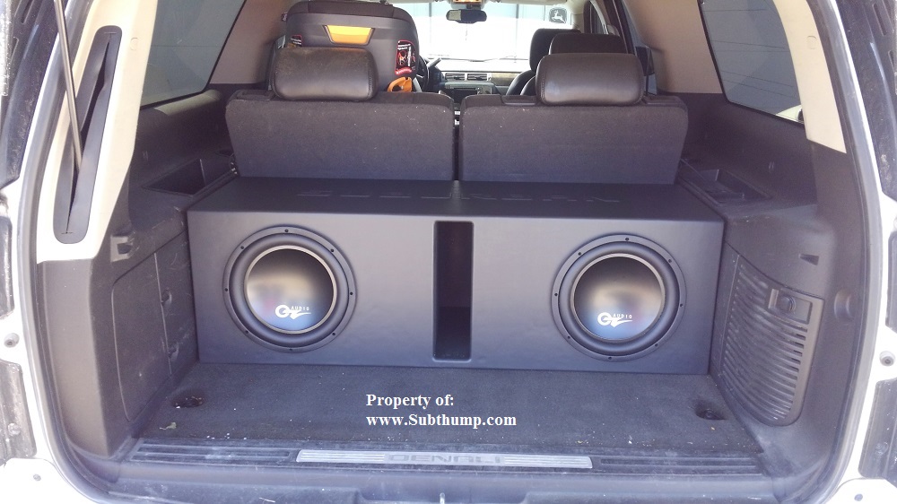 20072013 Suburban/Yukon XL/Escalade ESV Dual 12 Rear Fire Ported