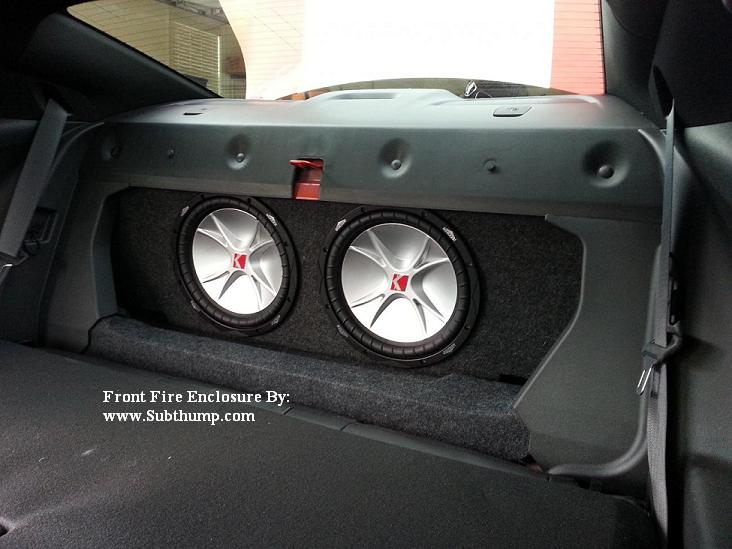 2010-2011 Camaro Front Firing Dual Subwoofer Box