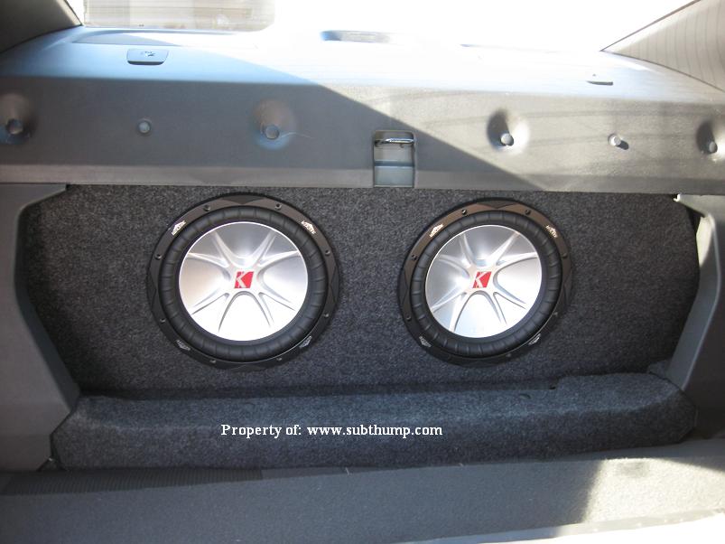 2012-2015 Camaro Front Firing Dual Subwoofer Box