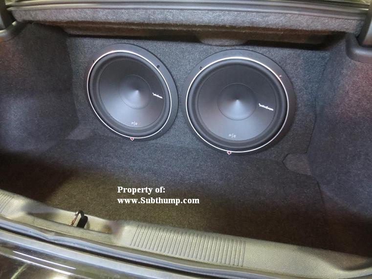 dodge charger subwoofer enclosure