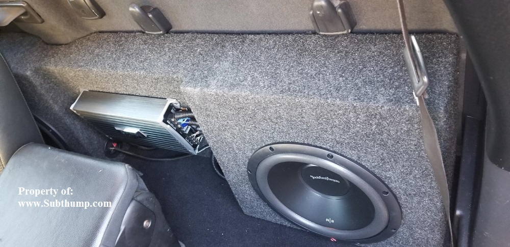 02-15 Dodge Ram Regular Cab Dual Sub Box with Amp Space