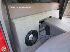 94-01 Dodge Ram Regular Cab Dual Sub Box with Amp Space