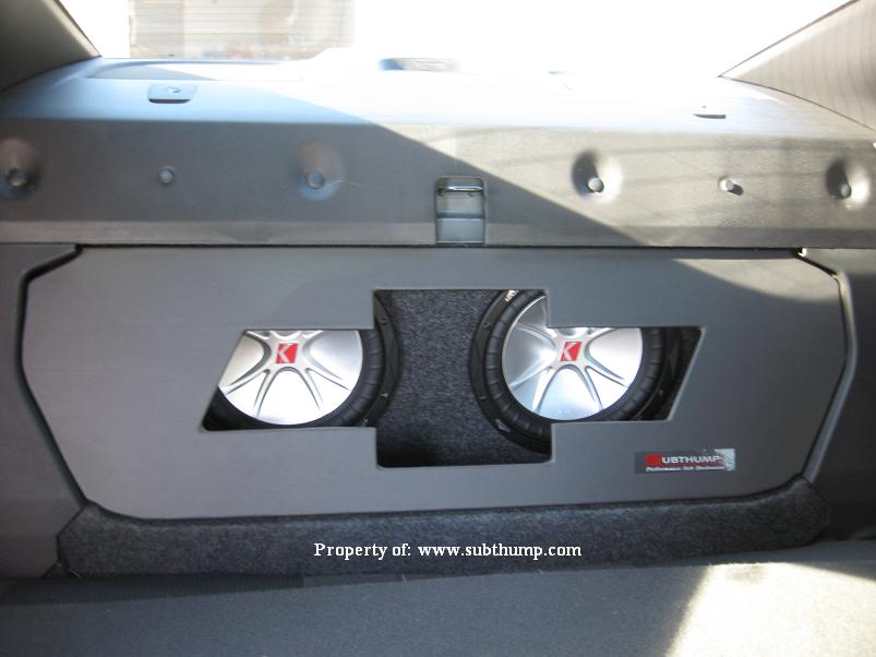 2010-2011 Camaro Front Firing Dual Subwoofer Box