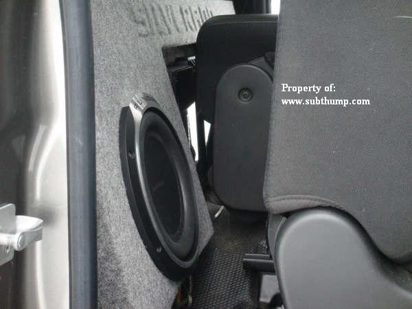2007-2013 GM Regular Cab Dual Sub Box With Amp Space