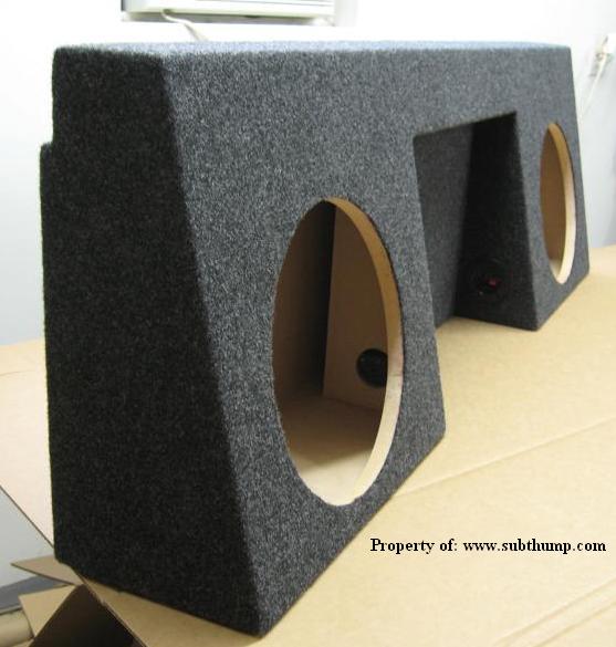 88-98 GM Regular Cab Dual Sub Box With Amp Space