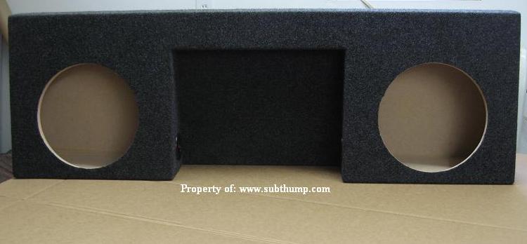 88-98 GM Regular Cab Dual Sub Box With Amp Space