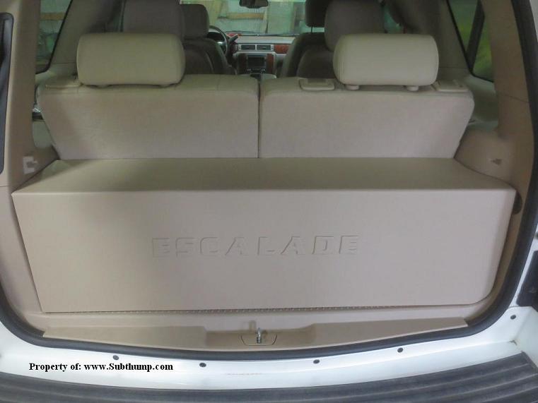 2007-2013 Suburban/YukonXL Denali Front Fire Subwoofer Box *New*